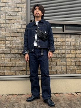 「J&M Davidson（ジェイアンドエムデヴィッドソン）のアイテム」を使った、jyunichiさん（メンズ・177cm）の春コーディネート