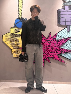 「アイテム（リング）」を使った、jyunichiさん（メンズ・177cm）の秋コーディネート