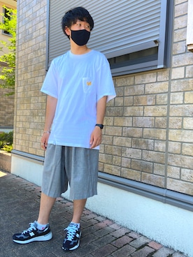 「AMBUSH（アンブッシュ）のアイテム（パンツ）」を使った、jyunichiさん（メンズ・177cm）の夏コーディネート