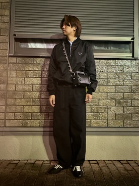 「COMOLI（コモリ）のアイテム」を使った、jyunichiさん（メンズ・177cm）の冬コーディネート