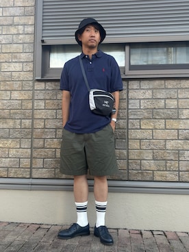 「バケットハット」｜jyunichiさん（メンズ・177cm）の夏コーディネート