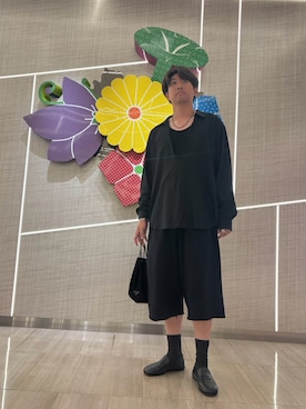「PRADA（プラダ）のアイテム」を使った、jyunichiさん（メンズ・177cm）の夏コーディネート