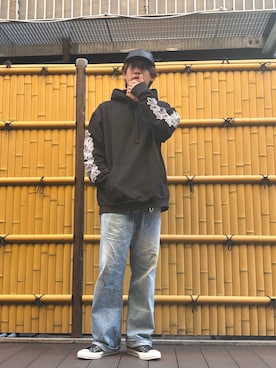 「アイテム（帽子）」を使った、jyunichiさん（メンズ・177cm・30代）の秋コーディネート