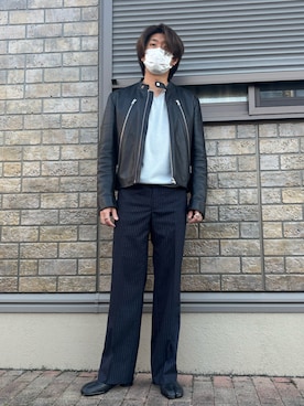 「crepuscule（クレプスキュール）のアイテム」を使った、jyunichiさん（メンズ・177cm）の春コーディネート