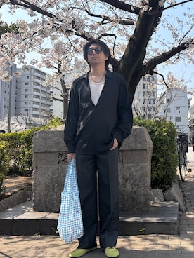 「CHROME HEARTS（クロムハーツ）のアイテム（アクセサリー）」を使った、jyunichiさん（メンズ・177cm）の春コーディネート
