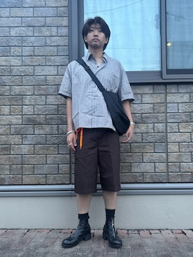 「GUIDI（グイディ）のアイテム」を使った、jyunichiさん（メンズ・177cm）の夏コーディネート