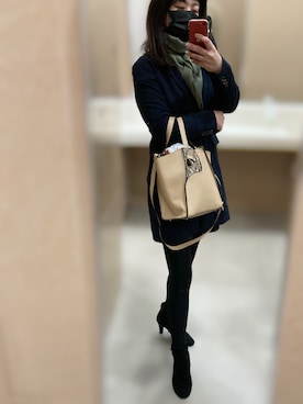 「CINEMA CLUB（シネマクラブ）のアイテム」を使った、Jolieさん（レディース・160cm）の冬コーディネート