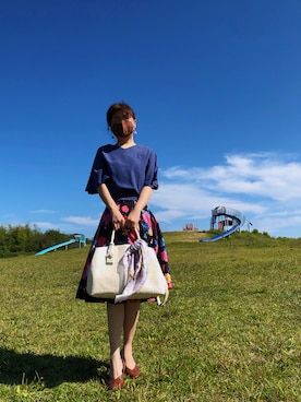 「海」｜「アイテム（パンプス）」を使った、Jolieさん（レディース・158cm）の秋コーディネート