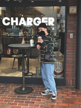 「MR.OLIVE（ミスターオリーブ）のアイテム」を使った、いちご・俺さん（メンズ・164cm）の春コーディネート