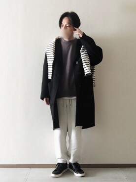 Uniqlo ユニクロ のチェスターコートを使ったメンズ人気ファッションコーディネート Wear