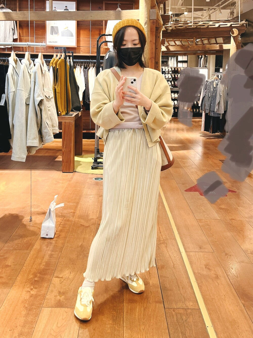Rirandture（リランドチュール）の「シアー柄編スカートXゆる