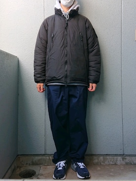 「WILD THINGS（ワイルドシングス）のアイテム（ブルゾン）」を使った、マズローさん（メンズ・178cm）の冬コーディネート