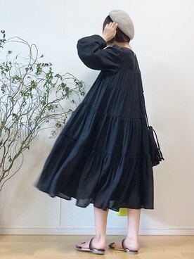 「COOLなこのコが仲間入り」｜「アイテム（ハンチング/ベレー帽）」を使った、mikaさん（レディース・155cm）の夏コーディネート