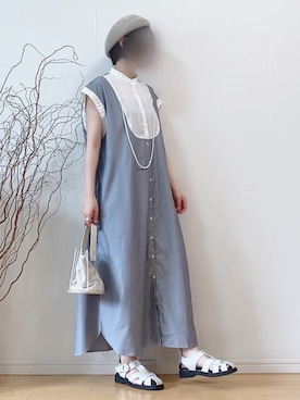 mikaさん（レディース・155cm）の夏コーディネート