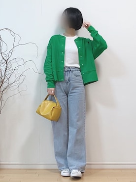 「M2SUQARED（エムツースクエア）のアイテム」を使った、mikaさん（レディース・155cm）の春コーディネート