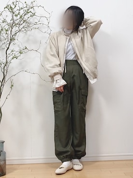「アベイル」｜「アイテム（ジャケット/アウター）」を使った、mikaさん（レディース・155cm）の春コーディネート