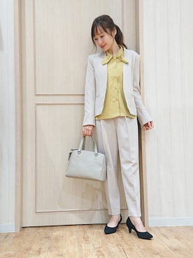 「DRESKIP（ドレスキップ）のアイテム（アクセサリー）」を使った、himiさん（レディース・160cm）の冬コーディネート