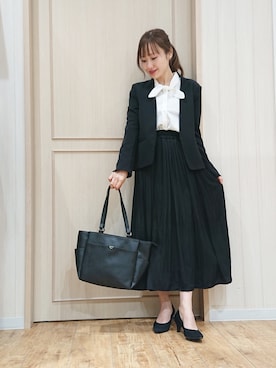 「DRESKIP（ドレスキップ）のアイテム（アクセサリー）」を使った、himiさん（レディース・160cm）の冬コーディネート