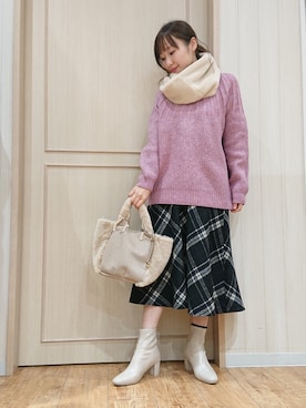 himiさん（レディース・160cm）の冬コーディネート