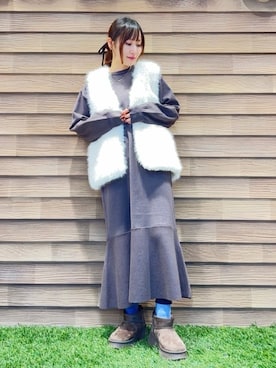himiさん（レディース・160cm）の冬コーディネート