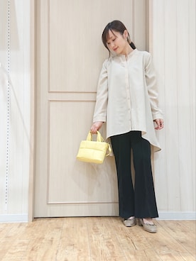 「DRESKIP（ドレスキップ）のアイテム（その他シューズ）」を使った、himiさん（レディース・160cm）の春コーディネート