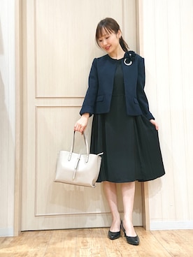 「DRESKIP（ドレスキップ）のアイテム（アクセサリー）」を使った、himiさん（レディース・160cm）の冬コーディネート