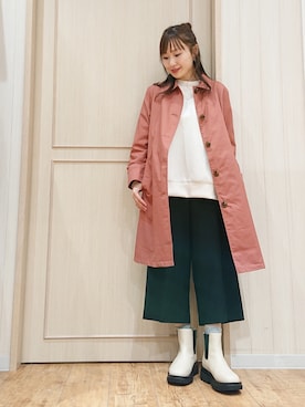 「DRESKIP（ドレスキップ）のアイテム（ブーツ）」を使った、himiさん（レディース・160cm）の冬コーディネート