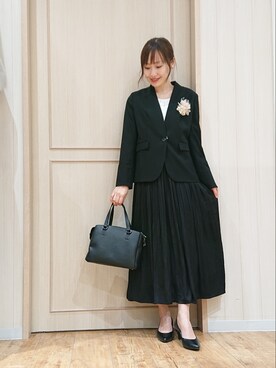 「DRESKIP（ドレスキップ）のアイテム（アクセサリー）」を使った、himiさん（レディース・160cm）の冬コーディネート