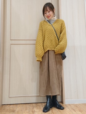 himiさん（レディース・160cm）の冬コーディネート