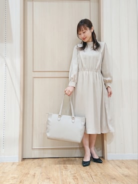 「DRESKIP（ドレスキップ）のアイテム（アクセサリー）」を使った、himiさん（レディース・160cm）の冬コーディネート
