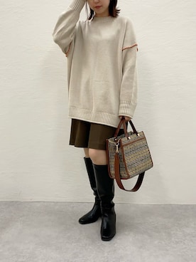 「A part by（アパートバイ）のアイテム」を使った、nanbaさん（骨格ウェーブ・レディース・156cm）の秋コーディネート