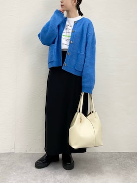 「ADAM ET ROPE'（アダムエロペ）のアイテム」を使った、nanbaさん（骨格ウェーブ・レディース・156cm）の冬コーディネート