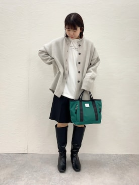 「ADAM ET ROPE'（アダムエロペ）のアイテム」を使った、nanbaさん（骨格ウェーブ・レディース・156cm）の冬コーディネート
