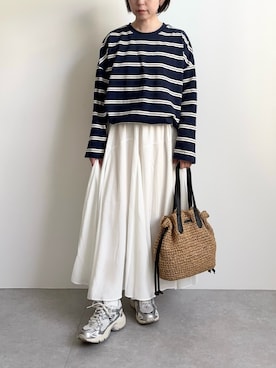 nanbaさん（レディース・156cm）の春コーディネート