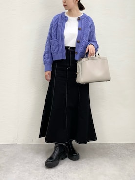 「A part by（アパートバイ）のアイテム」を使った、nanbaさん（骨格ウェーブ・レディース・156cm）の冬コーディネート