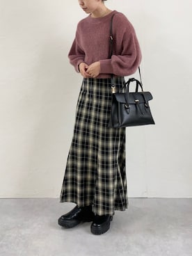 「A part by（アパートバイ）のアイテム」を使った、nanbaさん（骨格ウェーブ・レディース・156cm）の冬コーディネート