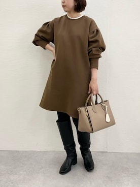 「A part by（アパートバイ）のアイテム」を使った、nanbaさん（骨格ウェーブ・レディース・156cm）の冬コーディネート
