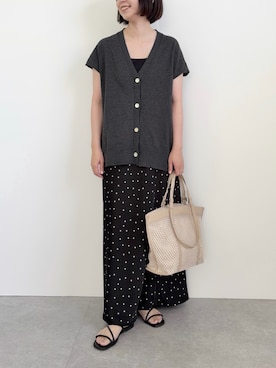 「MIAN （ミアン）のアイテム」を使った、nanbaさん（レディース・157cm）の夏コーディネート