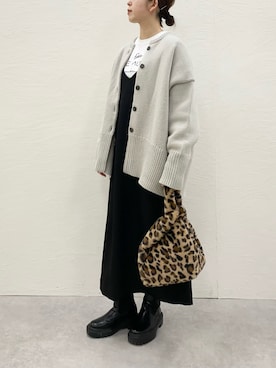 「ADAM ET ROPE'（アダムエロペ）のアイテム」を使った、nanbaさん（骨格ウェーブ・レディース・156cm）の秋コーディネート