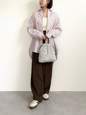 nanbaさん（レディース・156cm）の冬コーディネート