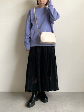 「A part by（アパートバイ）のアイテム」を使った、nanbaさん（骨格ウェーブ・レディース・156cm）の冬コーディネート