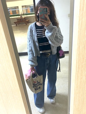 「I'MIUSAのアイテム」を使った、🥝Kiwie🥝さん（レディース・149cm）の春コーディネート