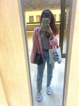 「PAZZO（パッゾ）のアイテム（Tシャツ/カットソー）」を使った、🥝Kiwie🥝さん（レディース・149cm）の秋コーディネート