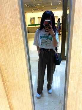 「MK MICHEL KLEIN（エムケーミッシェルクラン）のアイテム」を使った、🥝Kiwie🥝さん（レディース・149cm）の春コーディネート