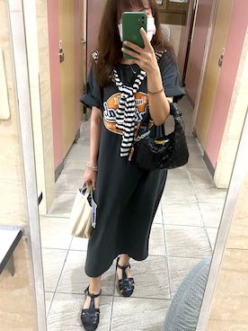 「I'MIUSAのアイテム」を使った、🥝Kiwie🥝さん（レディース・149cm）の春コーディネート