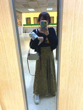 「アイテム（チューブトップ）」を使った、🥝Kiwie🥝さん（レディース・149cm）の秋コーディネート