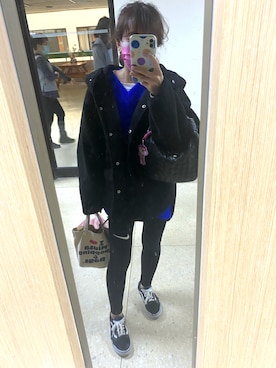 「I'MIUSAのアイテム」を使った、🥝Kiwie🥝さん（レディース・149cm）の春コーディネート