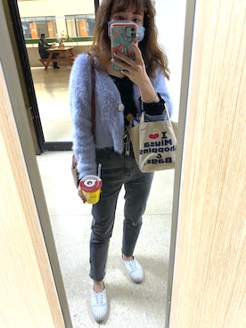 「Native（ネイティブ）のアイテム（シューズ）」を使った、🥝Kiwie🥝さん（レディース・149cm）の春コーディネート