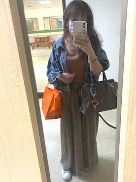 「アイテム（チューブトップ、その他）」を使った、🥝Kiwie🥝さん（レディース・149cm）の春コーディネート