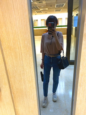 「MK MICHEL KLEIN（エムケーミッシェルクラン）のアイテム」を使った、🥝Kiwie🥝さん（レディース・149cm）の春コーディネート